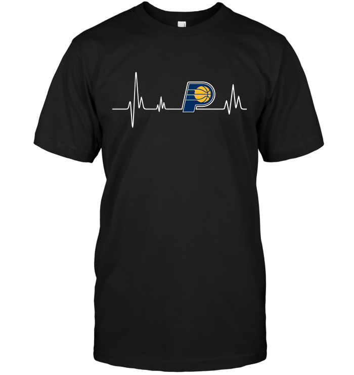 Indiana Pacers "game Day Heartbeat" T-Shirt